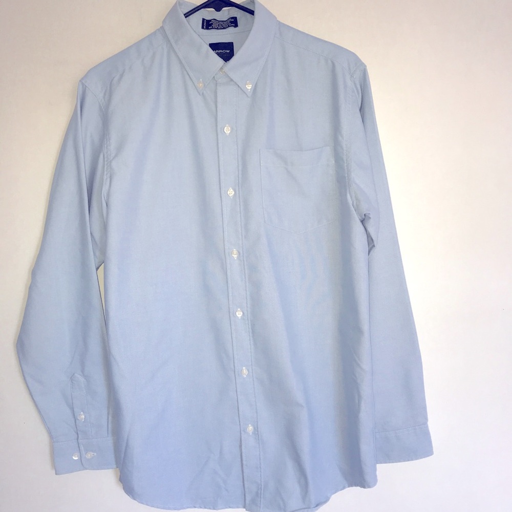 Arrow Classic Oxford Button Front Shirt Size 20